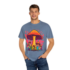 Groovy Mushroom Tee - Colorful Forest Fungi Art Gift