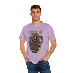 Drown Deep Sea Diver With Quote Graphic Cool Design T-Shirt
