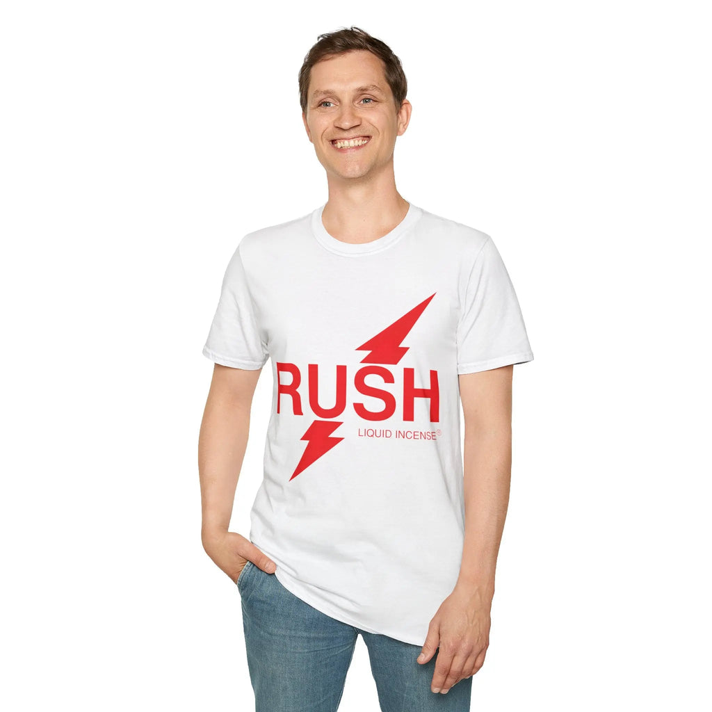 Rush Poppers Gay Shirt - Vintage Logo Pride Tee Printify