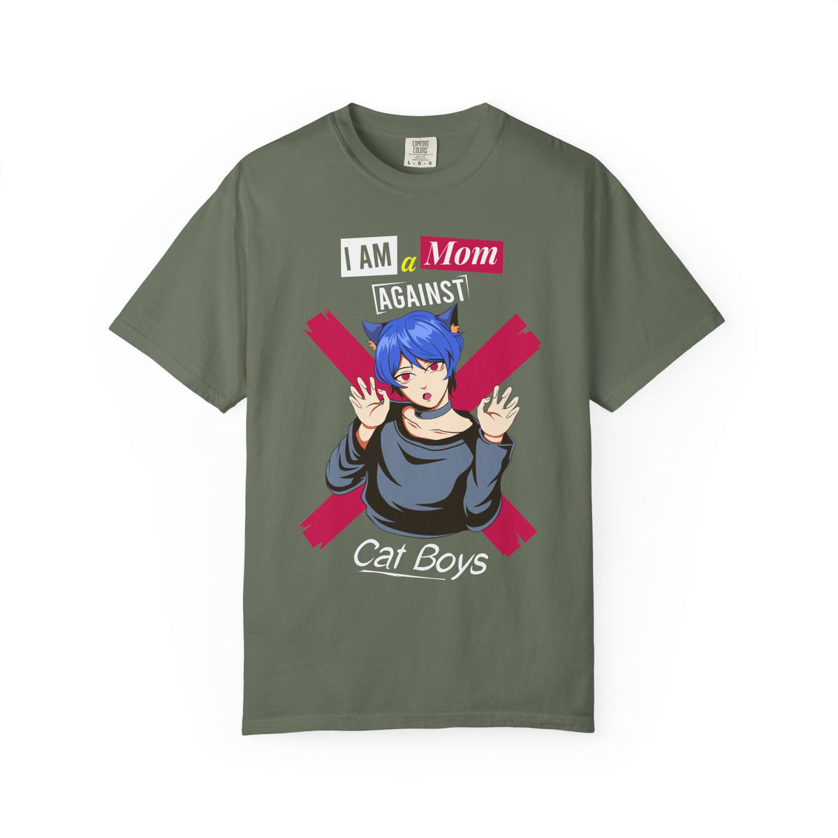 Mom Against Cat Boys Tee – Anime Cat Girl Otaku Mom Shirt