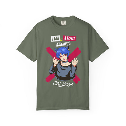 Mom Against Cat Boys Tee – Anime Cat Girl Otaku Mom Shirt