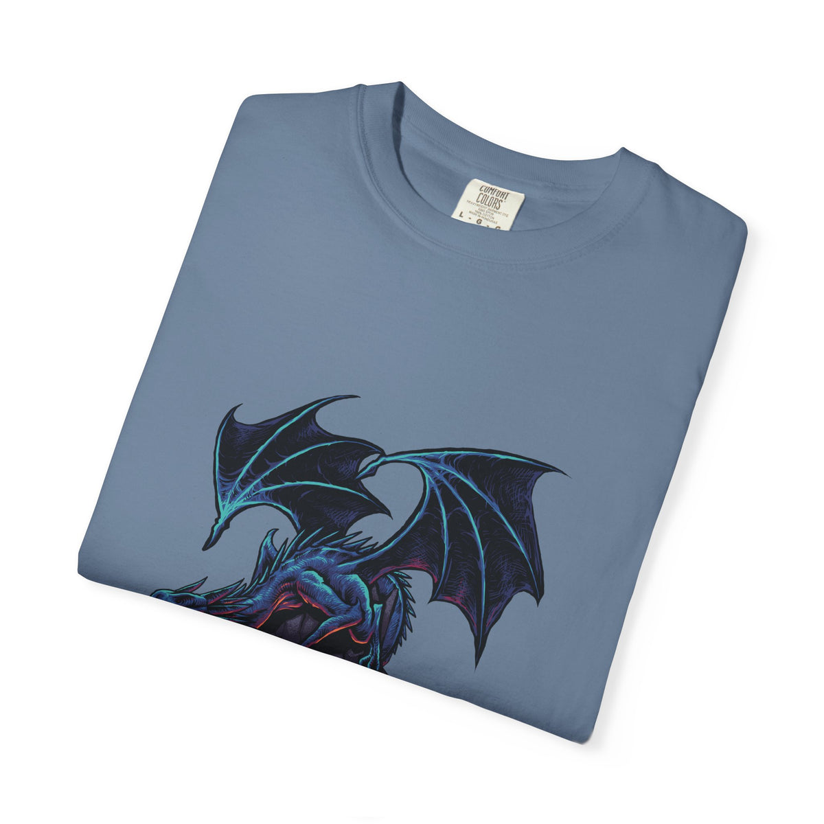 Fierce Dragon Roaring Illustration Graphic Design T-Shirt