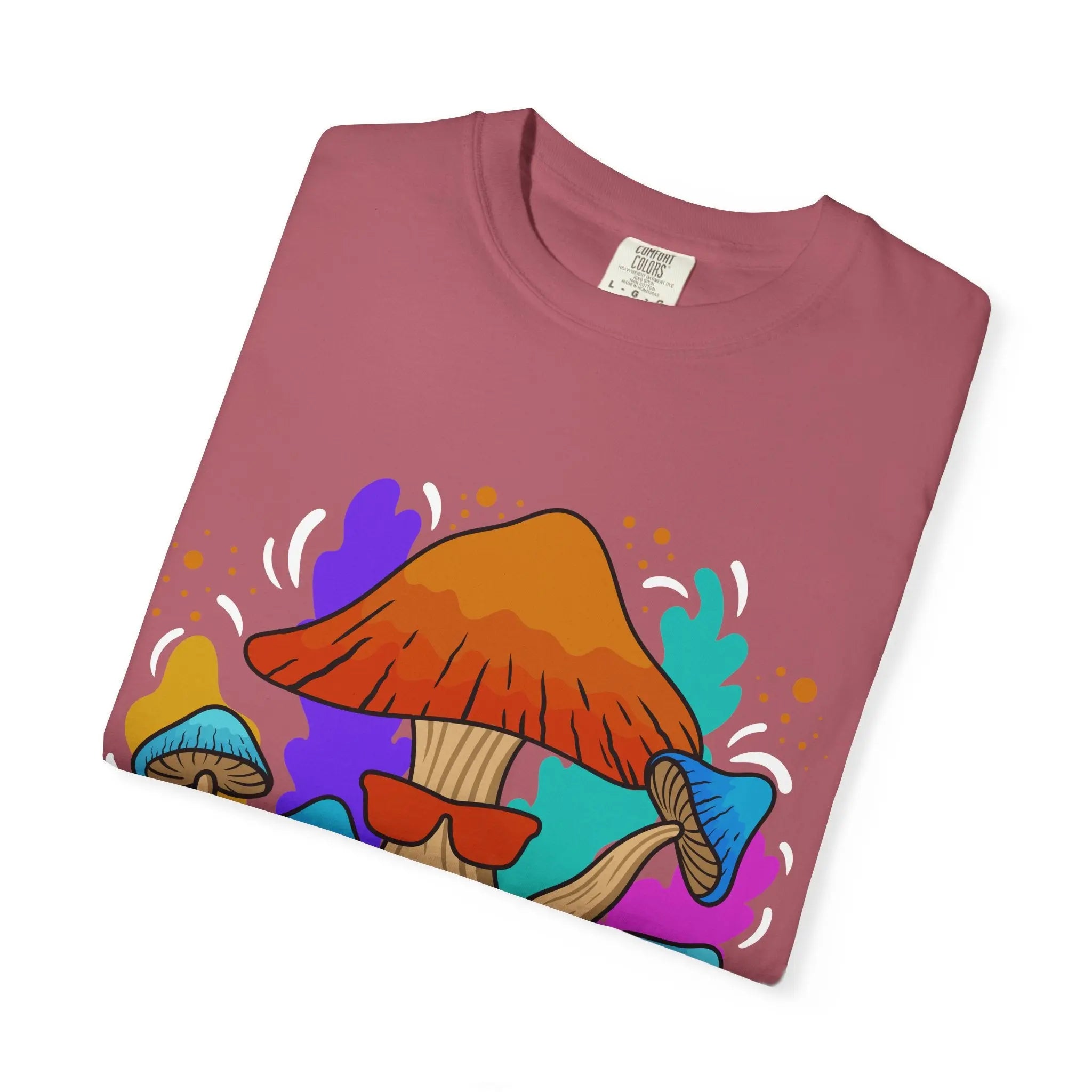 Psychedelic Mushroom Tee - Trippy Sunglasses Fungi Gift - Sinful Threads