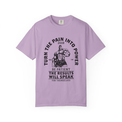 Turn Pain Into Power T-Shirt - Gym Motivation Gift - Sinful Threads
