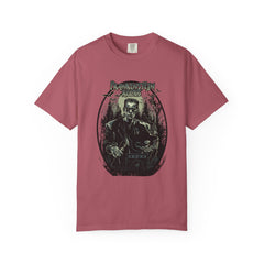 Frankenstein Rocks Halloween Graphic Novelty Design T-Shirt