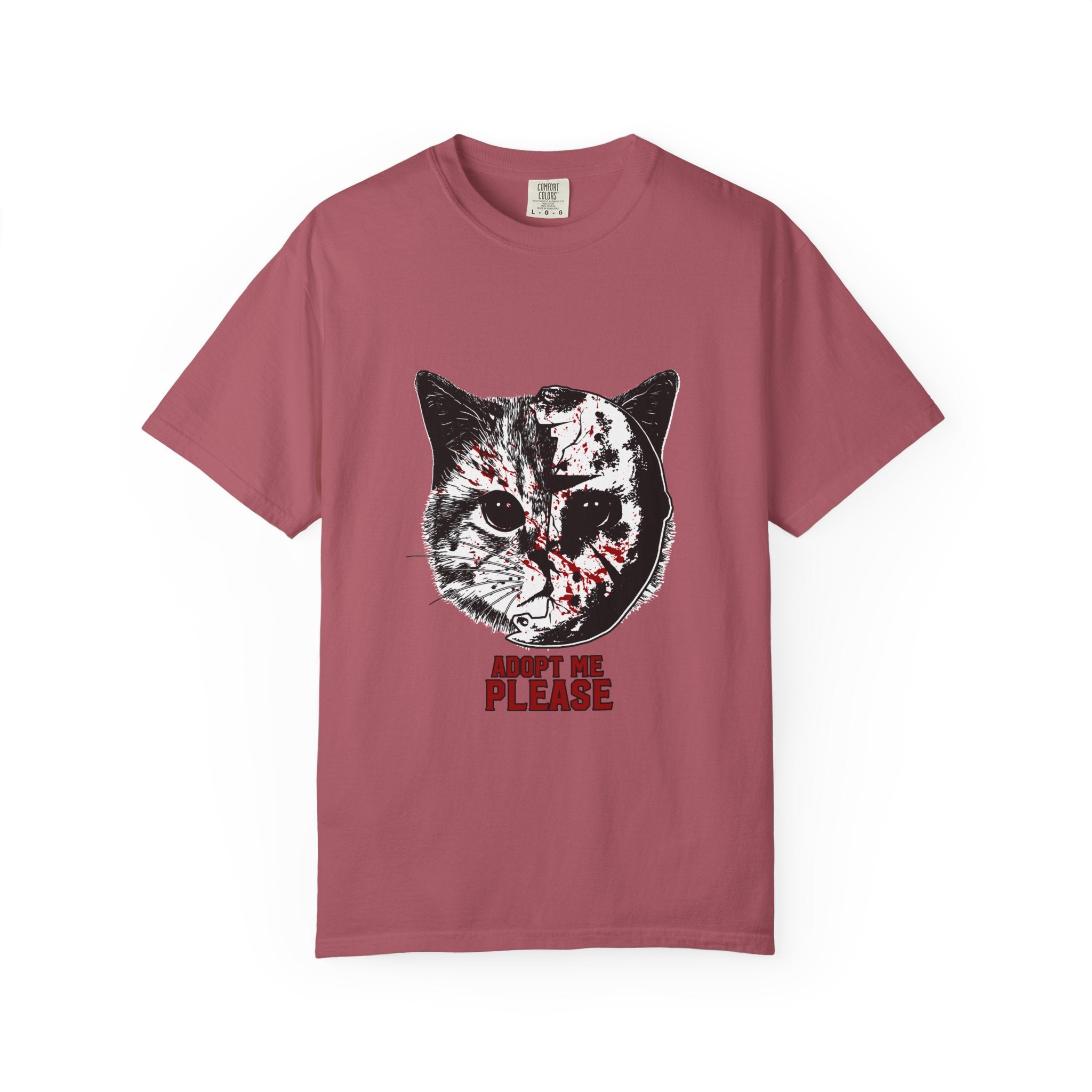 Horror Cat Tee - Spooky Jason Kitty - Friday 13th Shirt - Sinful Threads