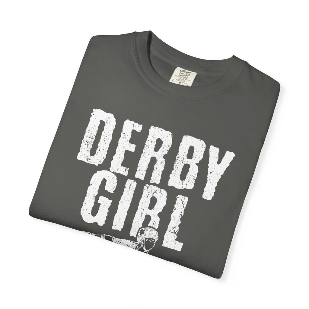 Derby Girl Skater Illustration Sports Design T-Shirt - Sinful Threads