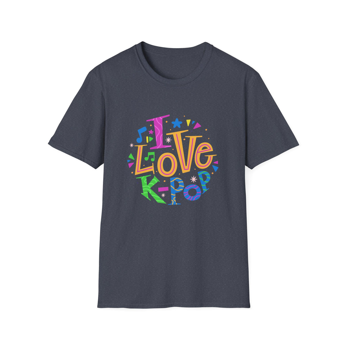 I Love K-Pop T Shirt - Korean Wave Fandom Pride & Culture