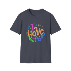 I Love K-Pop T Shirt - Korean Wave Fandom Pride & Culture