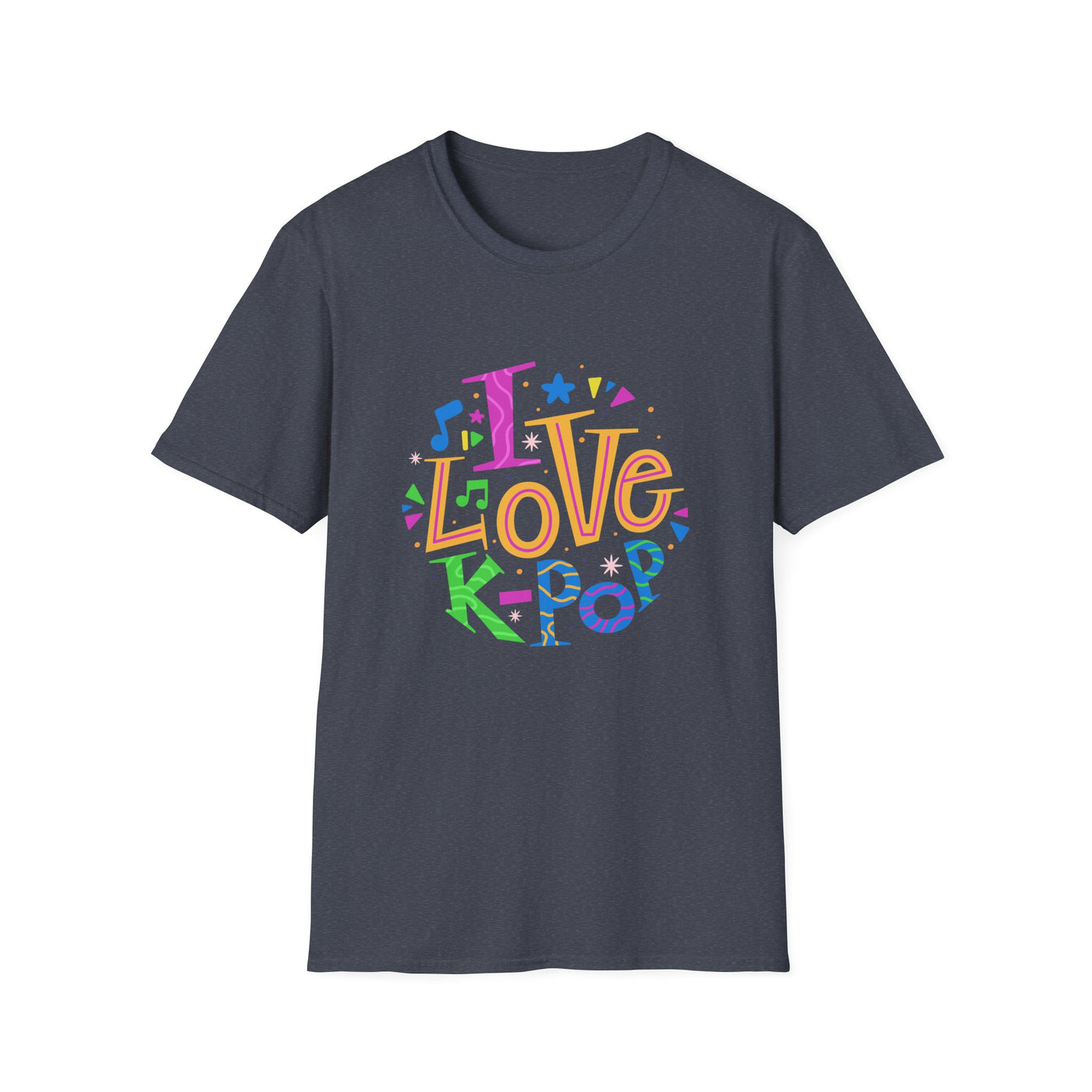 I Love K-Pop T Shirt - Korean Wave Fandom Pride & Culture - Sinful Threads