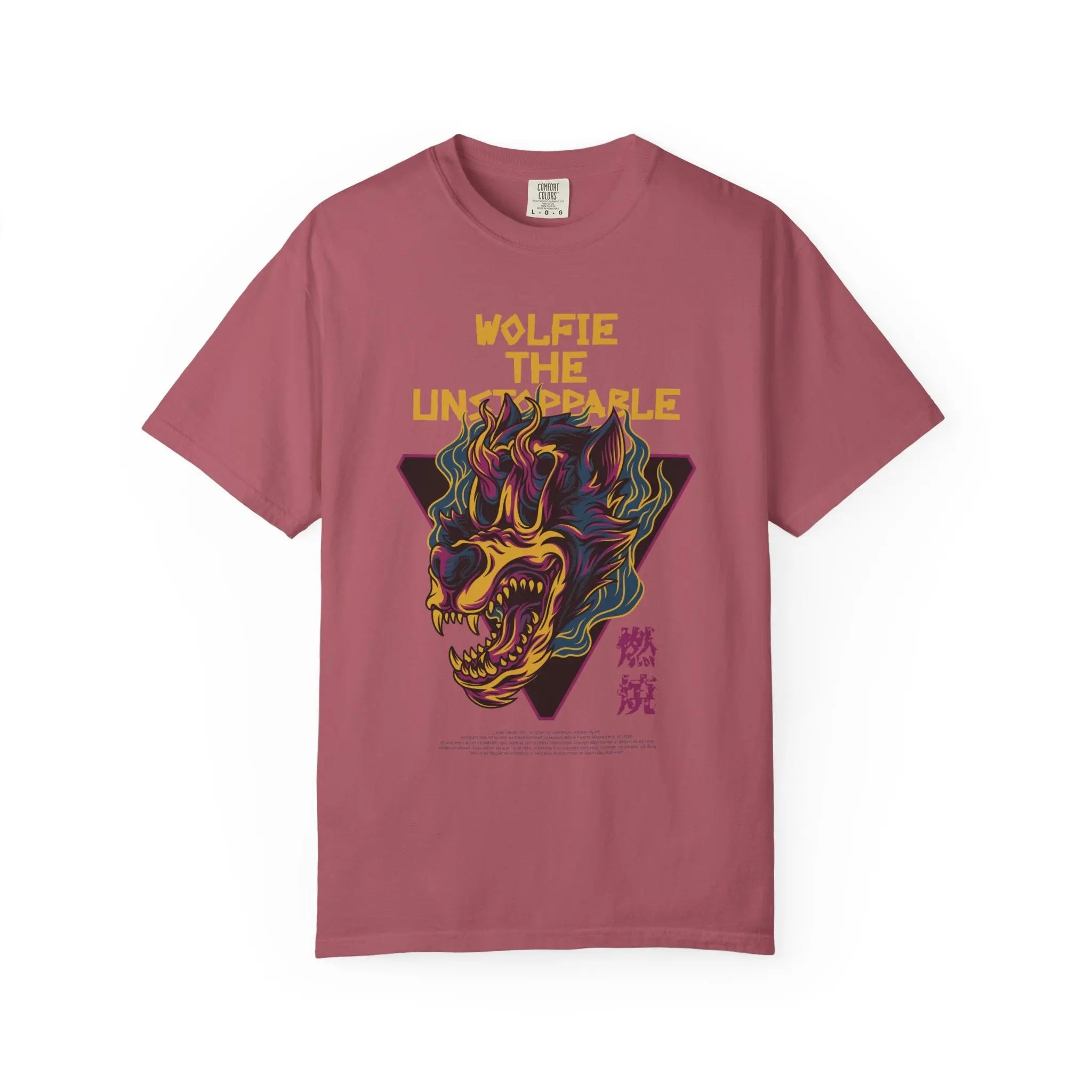 Fierce Wolfie The Unstoppable Graphic Design T-Shirt - Sinful Threads
