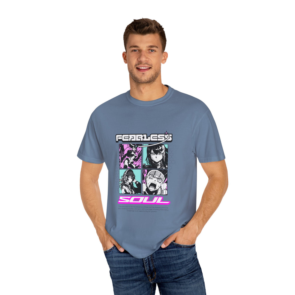 Fearless Soul Tee - Anime Manga Bold Aesthetic Graphic