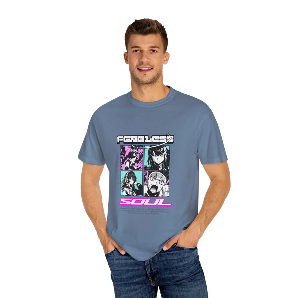 Fearless Soul Tee - Anime Manga Bold Aesthetic Graphic - Sinful Threads