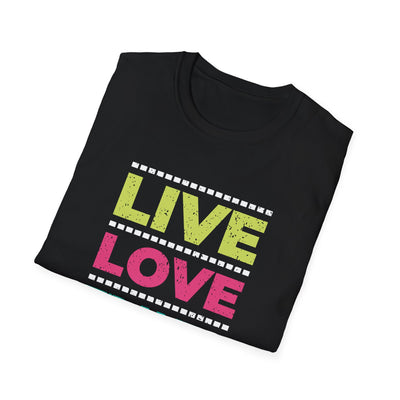 Cool Travel Shirt - Live Love Travel Lifestyle Tee Gift - Sinful Threads