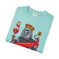 Red Queen T-shirt – Skull Graphic Top – Queen of Hearts