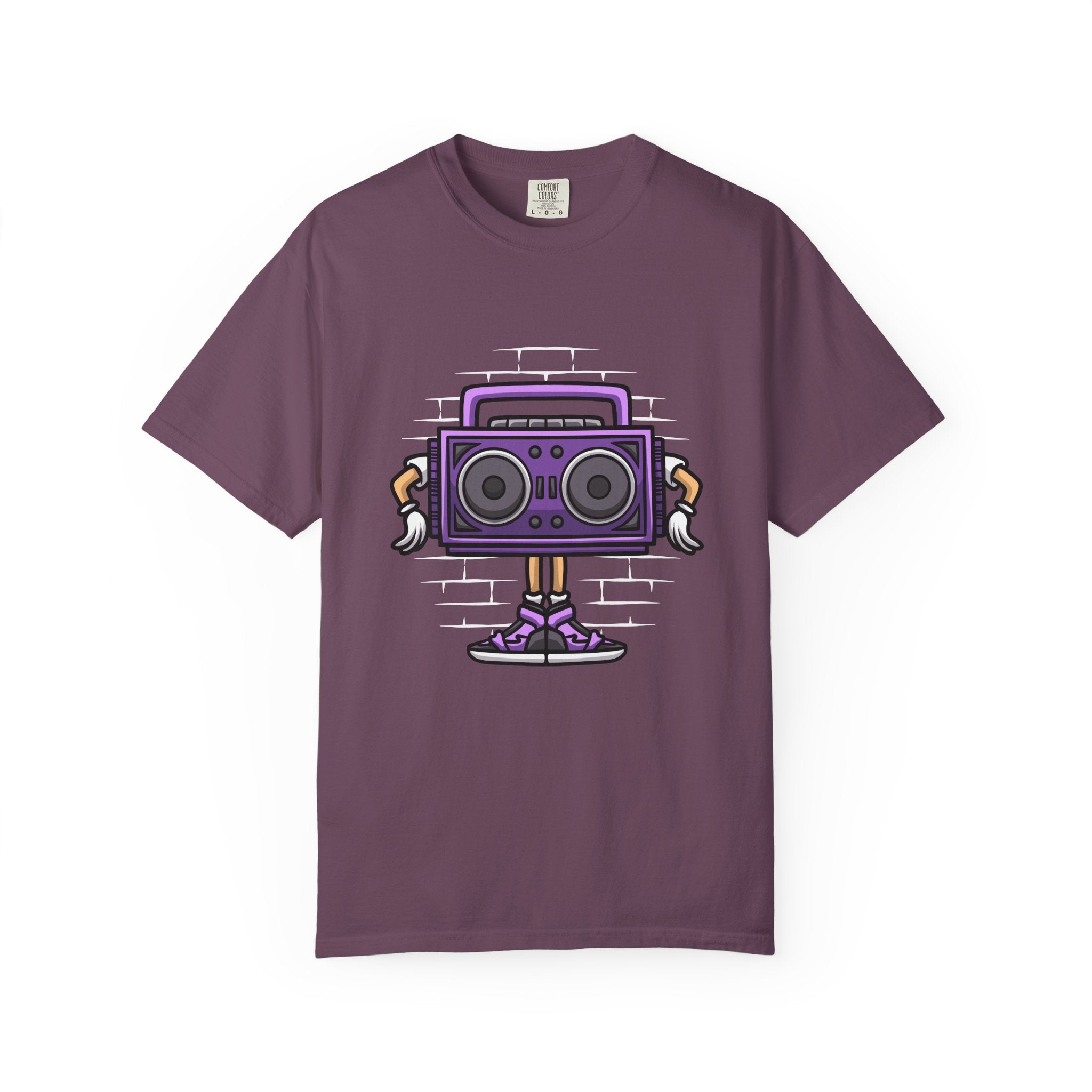 Retro Boombox Tee - Cartoon Radio Shirt - Vintage Gift - Sinful Threads