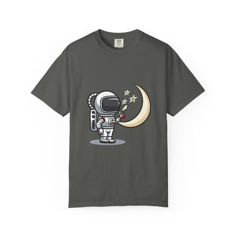 Cartoon Astronaut Shirt – Graffiti Moon Tee – Space Lover Gift