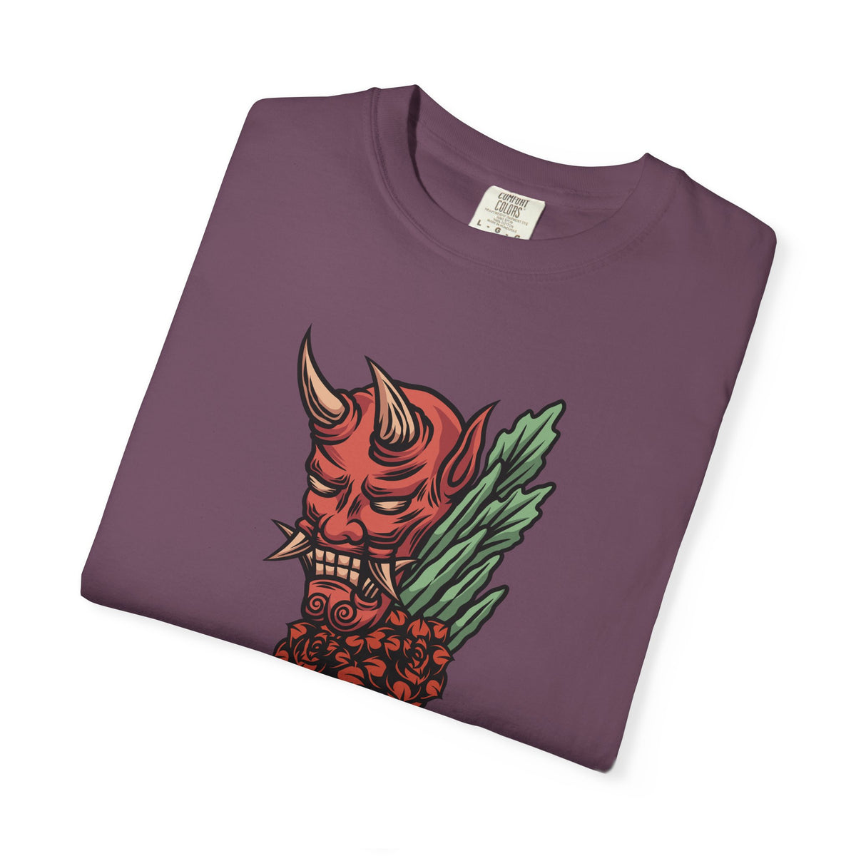 Oni Mask T Shirt - Japanese demon tee