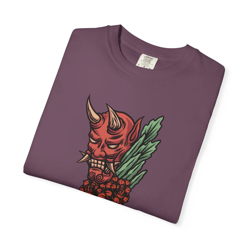Oni Mask T Shirt - Japanese demon tee - Sinful Threads