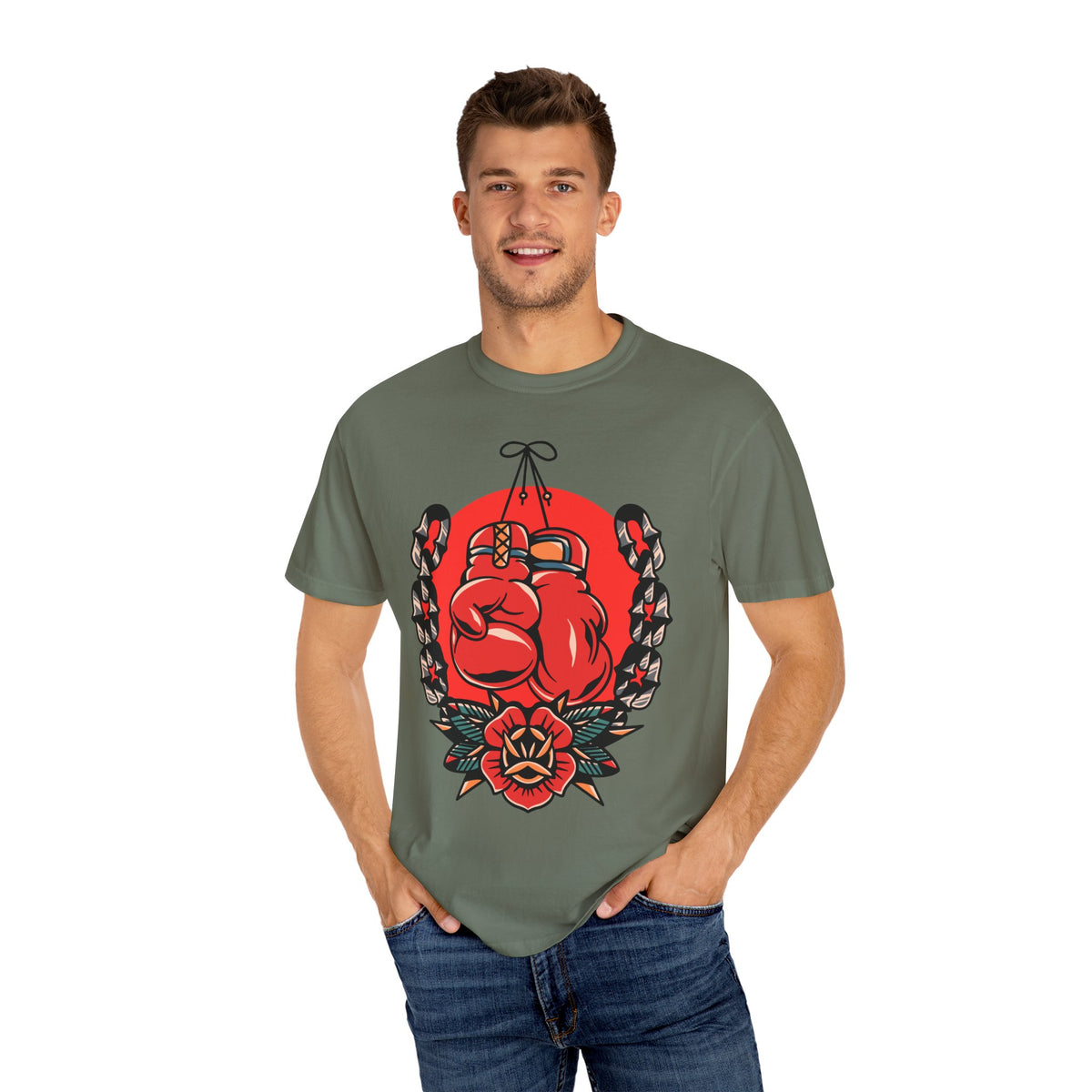 Vintage Boxing Shirt - Old School Tattoo Tee - Fighter Gift