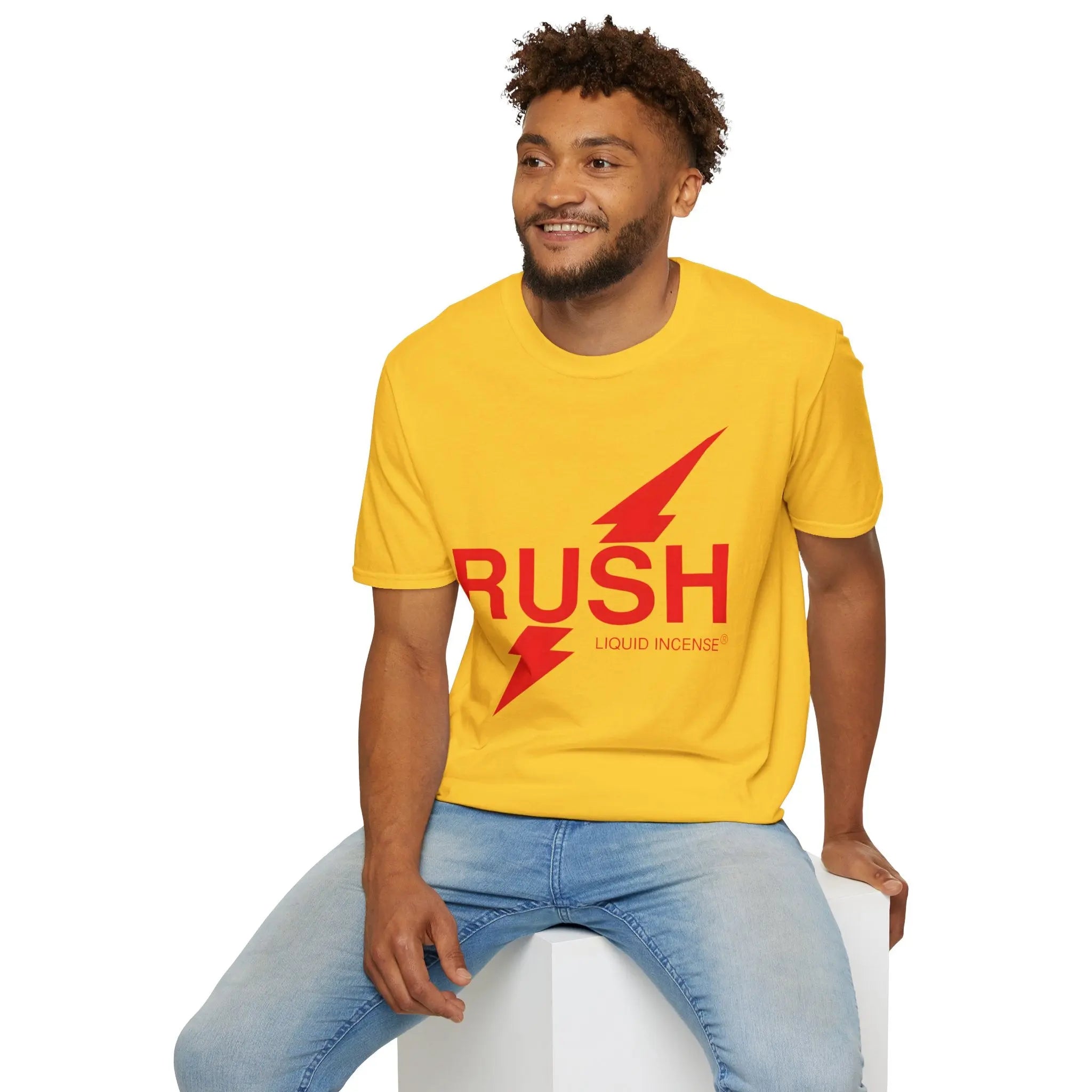 Rush Poppers Gay Shirt - Vintage Logo Pride Tee Printify