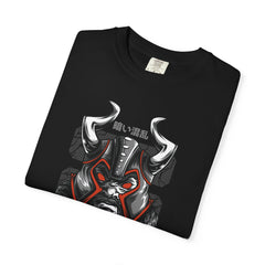 Strong Knight Design with Bold Graphics T-Shirt