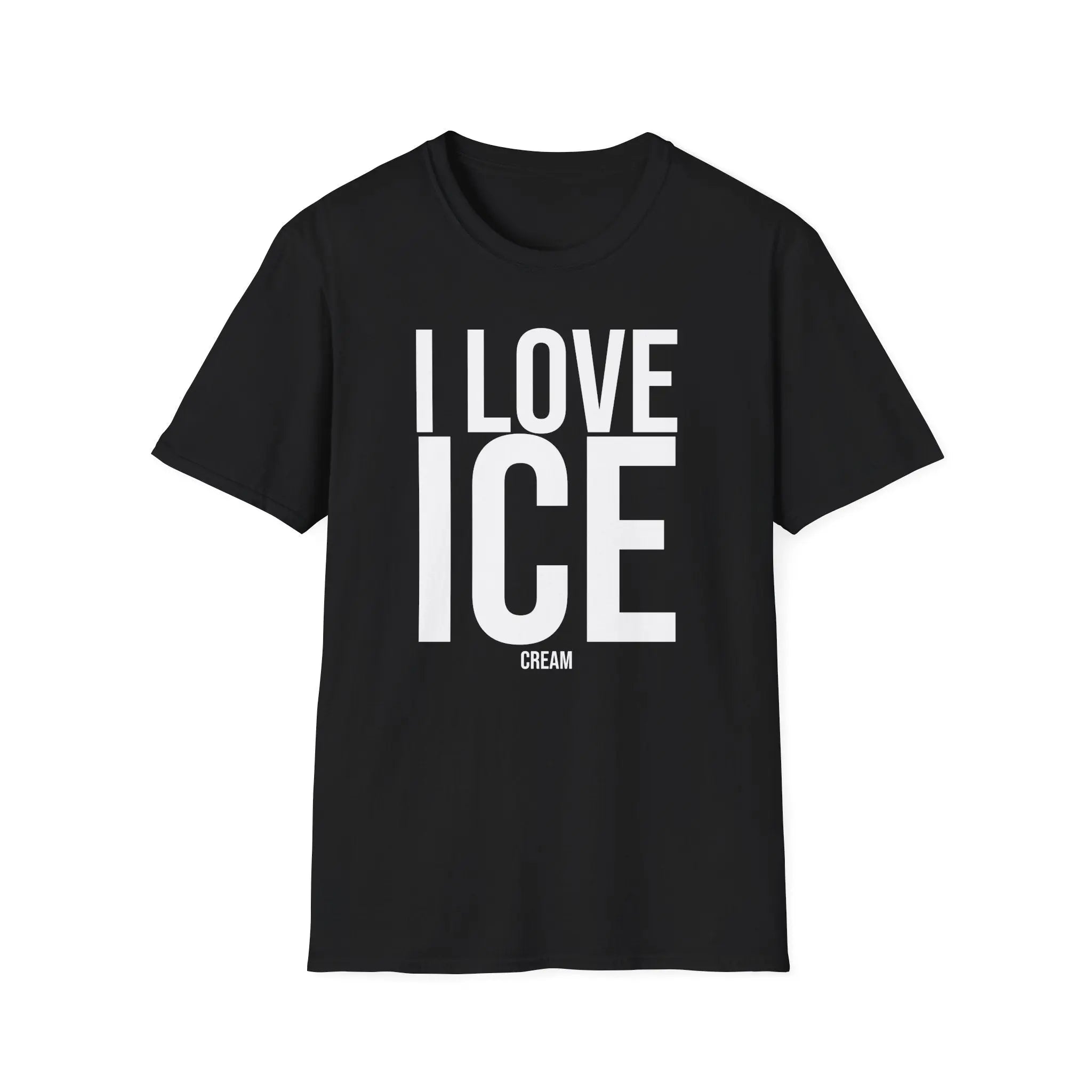 Political Satire Shirt - I Love ICE Cream Funny Tee Printify