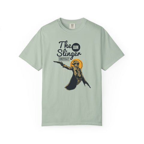 Gunslinger Graphic Tee Conspiracy Cowboy - Western Unisex - Sinful Threads