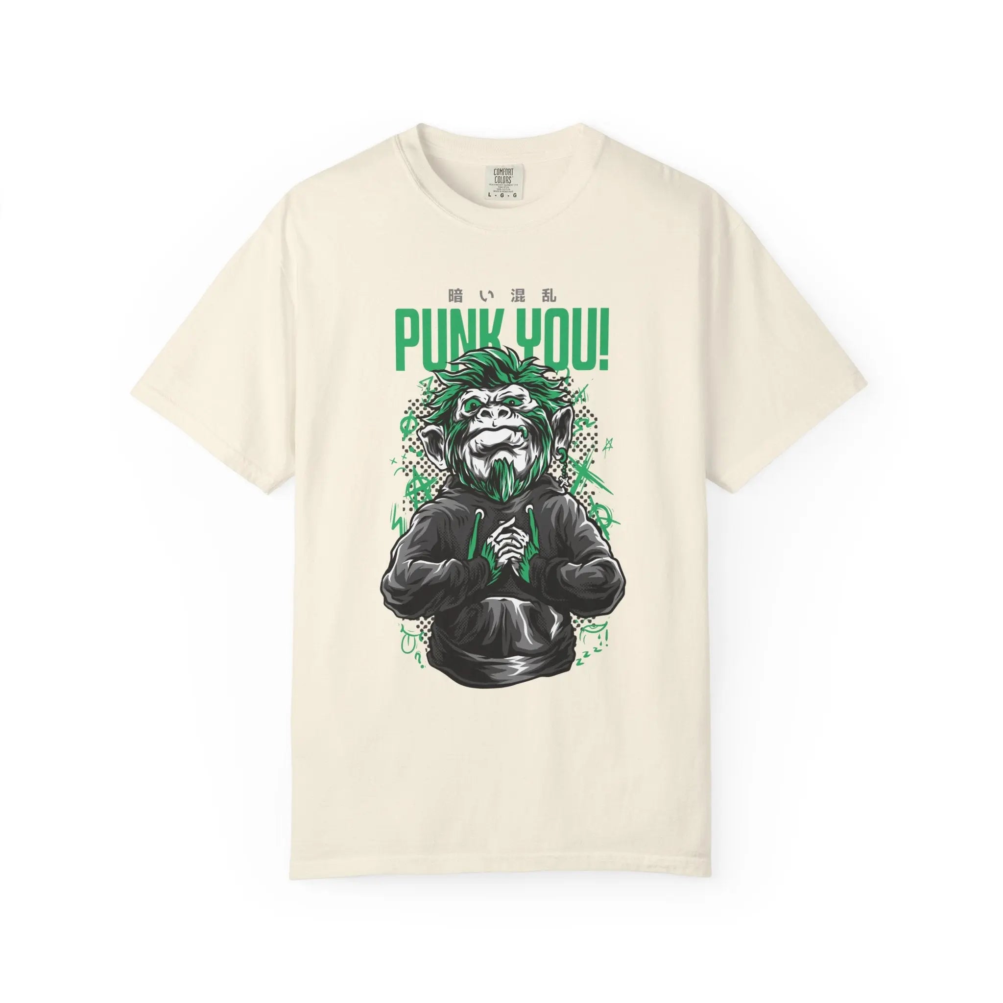 Distinctive Punk You Monkey Graphic Short Sleeve T-Shirt - Sinful Threads