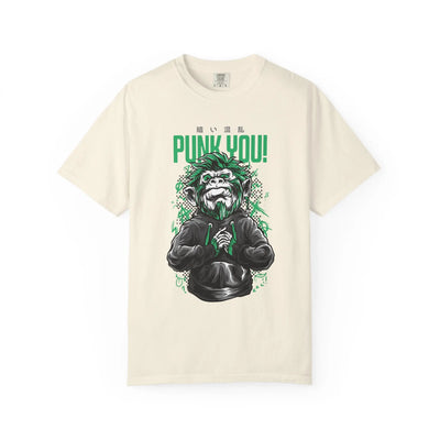 Distinctive Punk You Monkey Graphic Short Sleeve T-Shirt - Sinful Threads