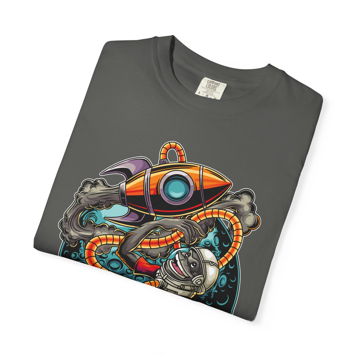 Space Monkey Shirt - Funny Astronaut Tee - Rocket Adventure Gift