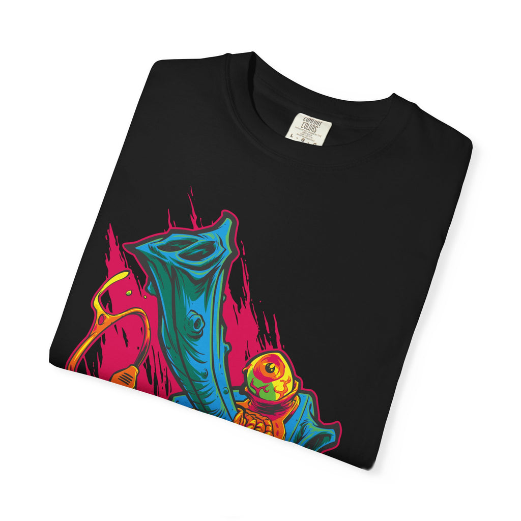 Surreal Gaming Tee - Monster Joystick Shirt for Arcade Fans - Sinful Threads