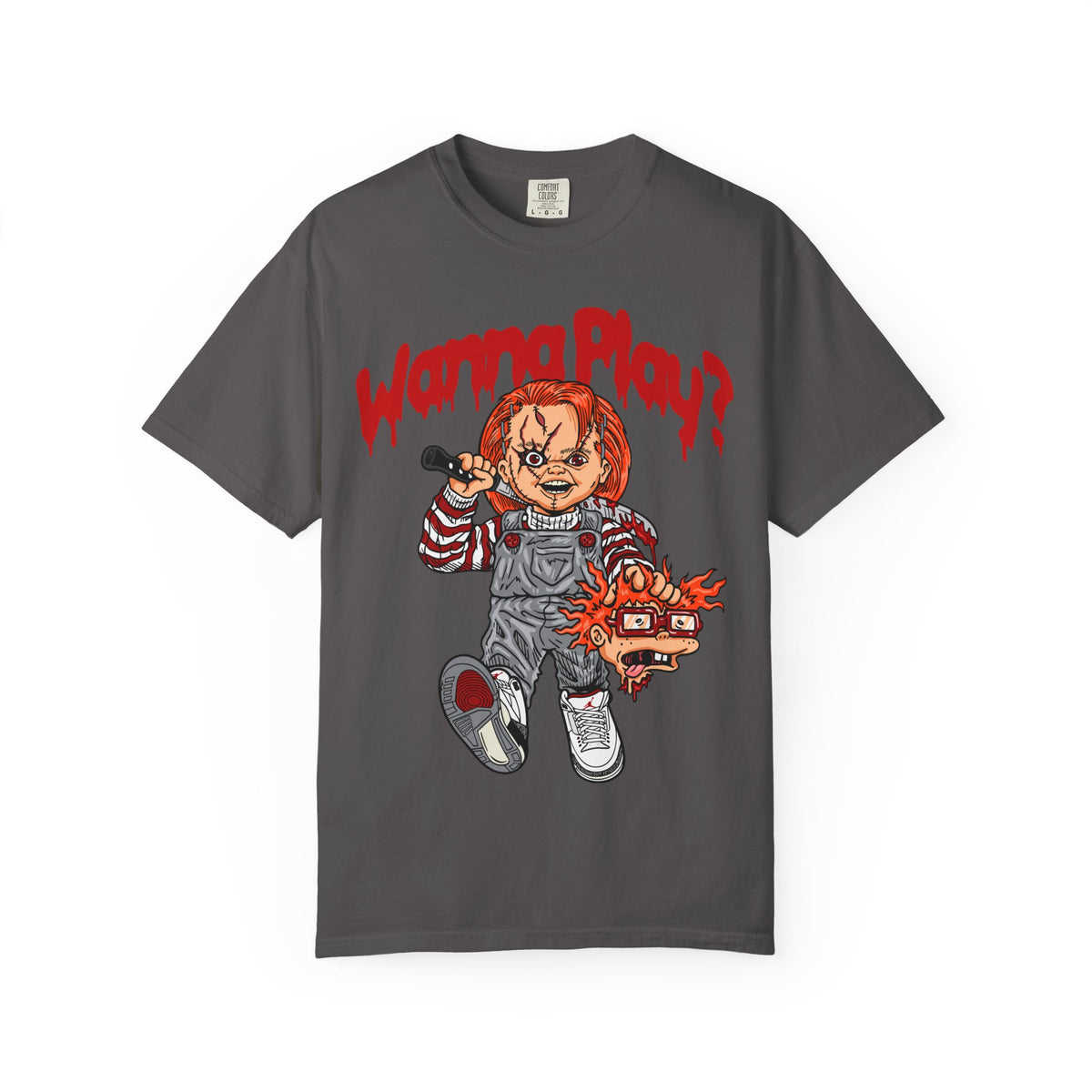 Chucky Doll Shirt - Wanna Play Horror Tee for Movie Fans