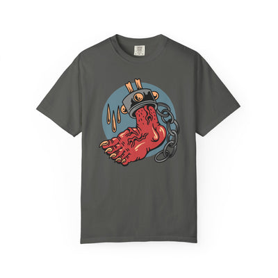 Monster Horror Tee - Creepy Halloween Shirt - Chains Graphic - Sinful Threads