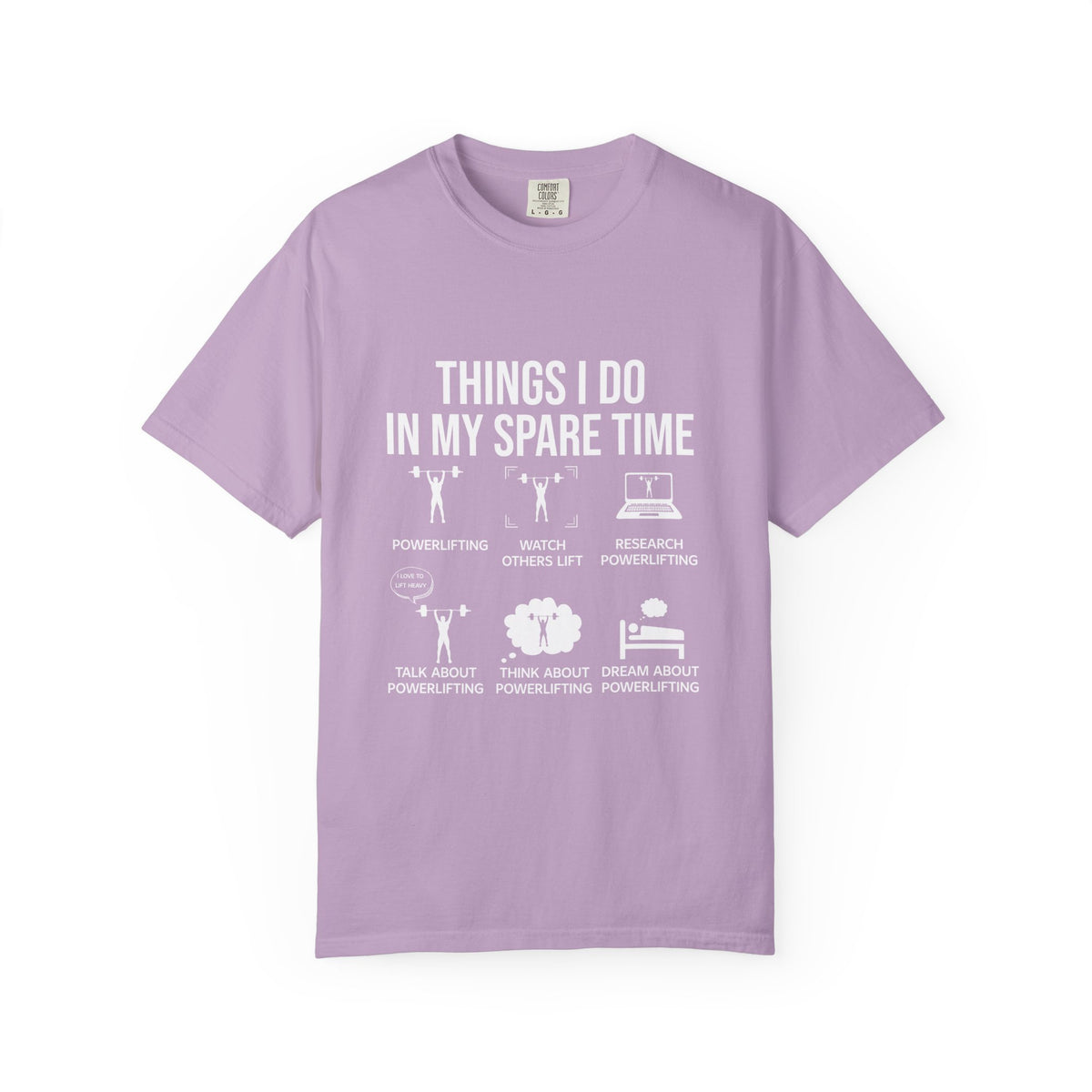 Things I do in my spare time Powerlifting Funny T-Shirt