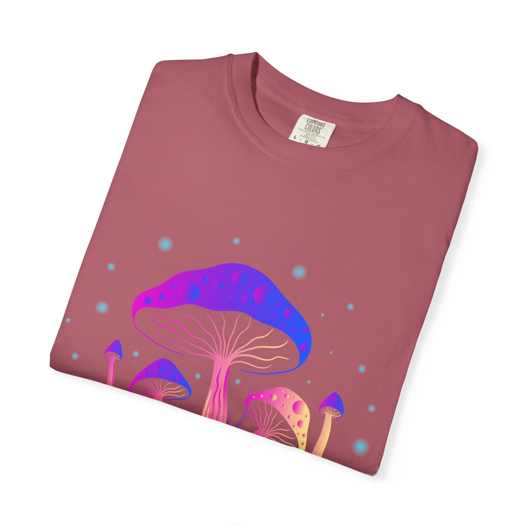 Psychedelic Mushroom Tee - Vibrant Trippy Fungi Art Gift - Sinful Threads
