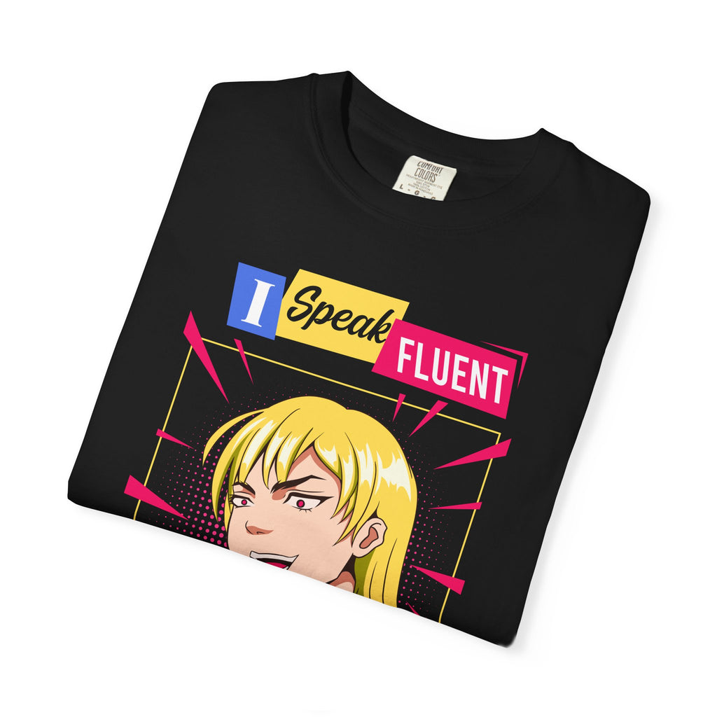 Anime Fluent Shirt – Fluent in Anime Tee Funny Otaku Manga Girl - Sinful Threads