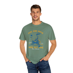 Rise And Shine Workout Time Indoor Bike Fitness T-Shirt