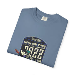 New Orleans Jazz Shirt - Jazz Club Skull Tee, NOLA Music Gift