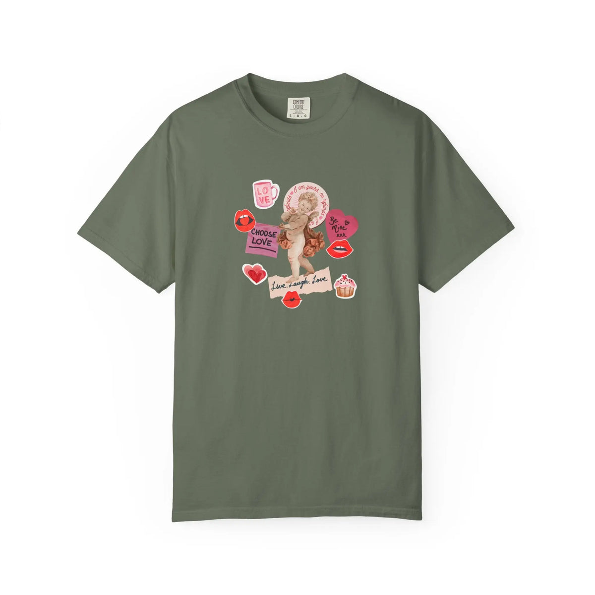 Romantic Graphic Cupid Love Quotes Valentine T-Shirt - Sinful Threads