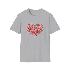 Love You Forever Heart Tee - Romantic Heart Graphic Tshirt - Sinful Threads