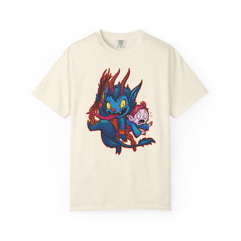 Kawaii Krampus Tee - Cute Cartoony Holiday Shirt