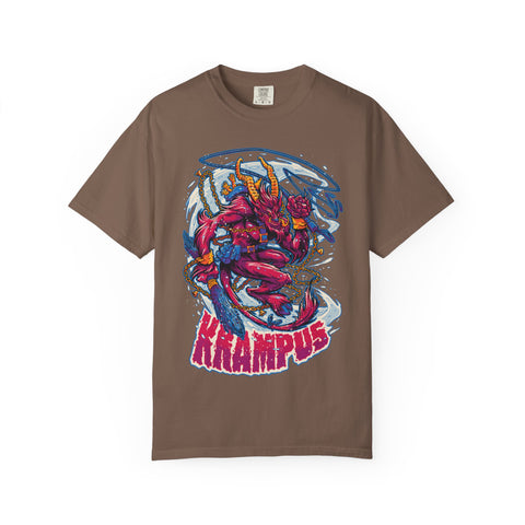 Krampus Christmas Tee - Naughty List Devil Folklore Design