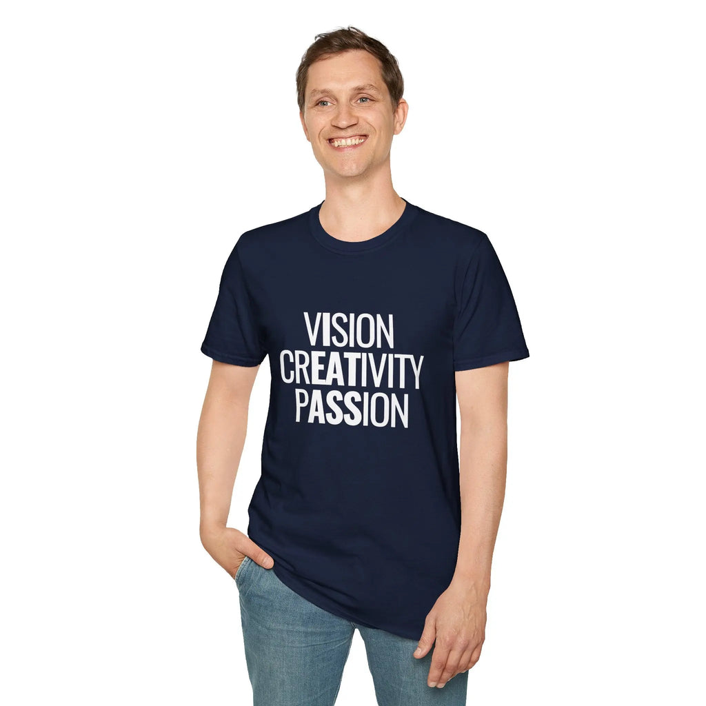 Vision Passion Hidden Message Shirt - Subtle Adult Humor Tee Printify