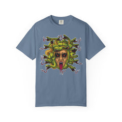 Medusa Snake Tee - Gorgon Statement Mythology Gift Shirt - Sinful Threads