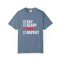 Eat Sleep Lift Repeat Fitness Training Motivation T-Shirt