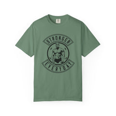 Stronger Everyday Fitness Motivation Graphic Design T-Shirt