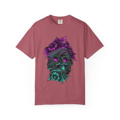 Floral Skull Gothic Tee Dark Art Alternative Fashion