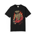 Money Bag Shirt - Devil's Hand Flaming Dollar Tattoo Tee - Sinful Threads