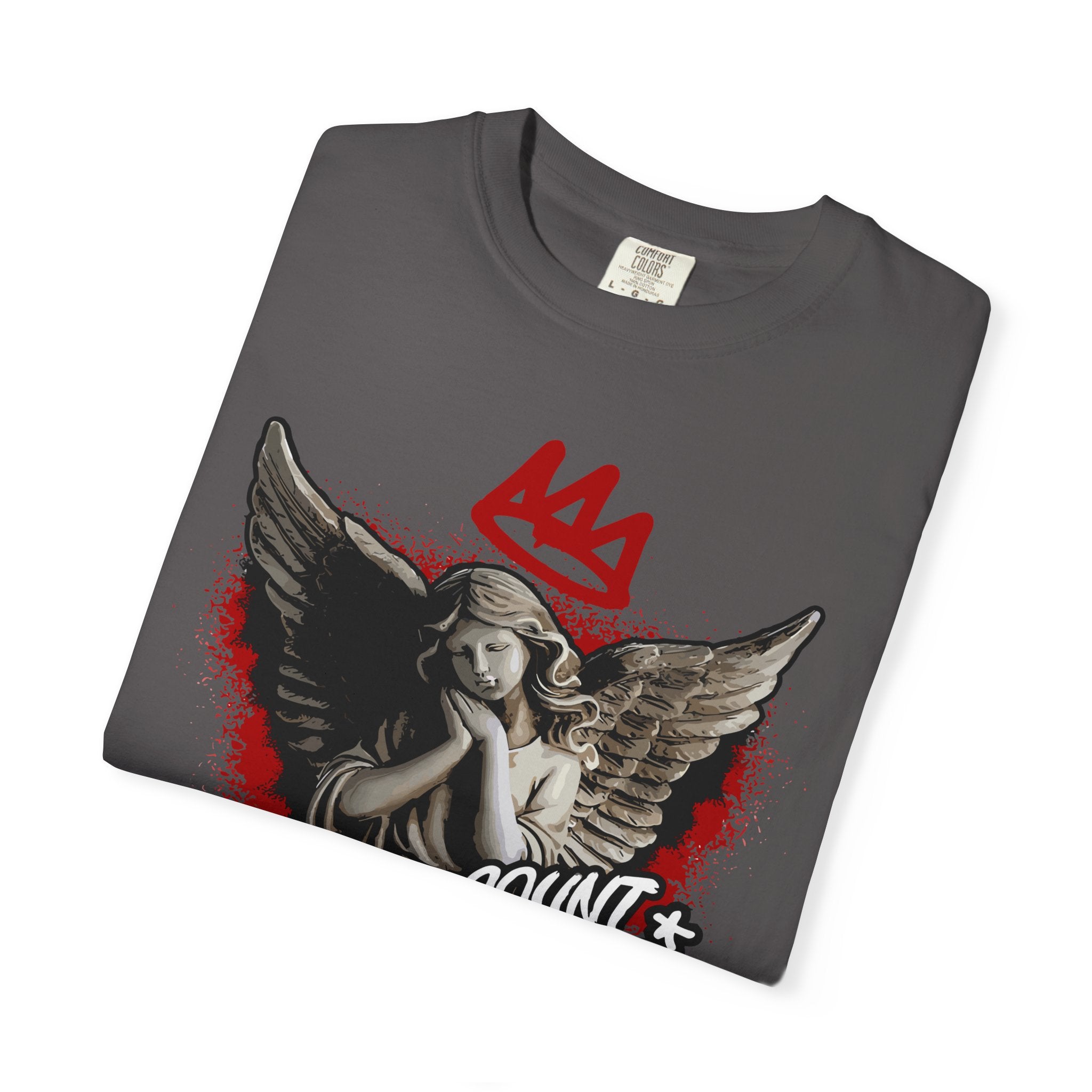 Count Your Blessings Angel Tee – Crown Inspired Shirt - Sinful Threads